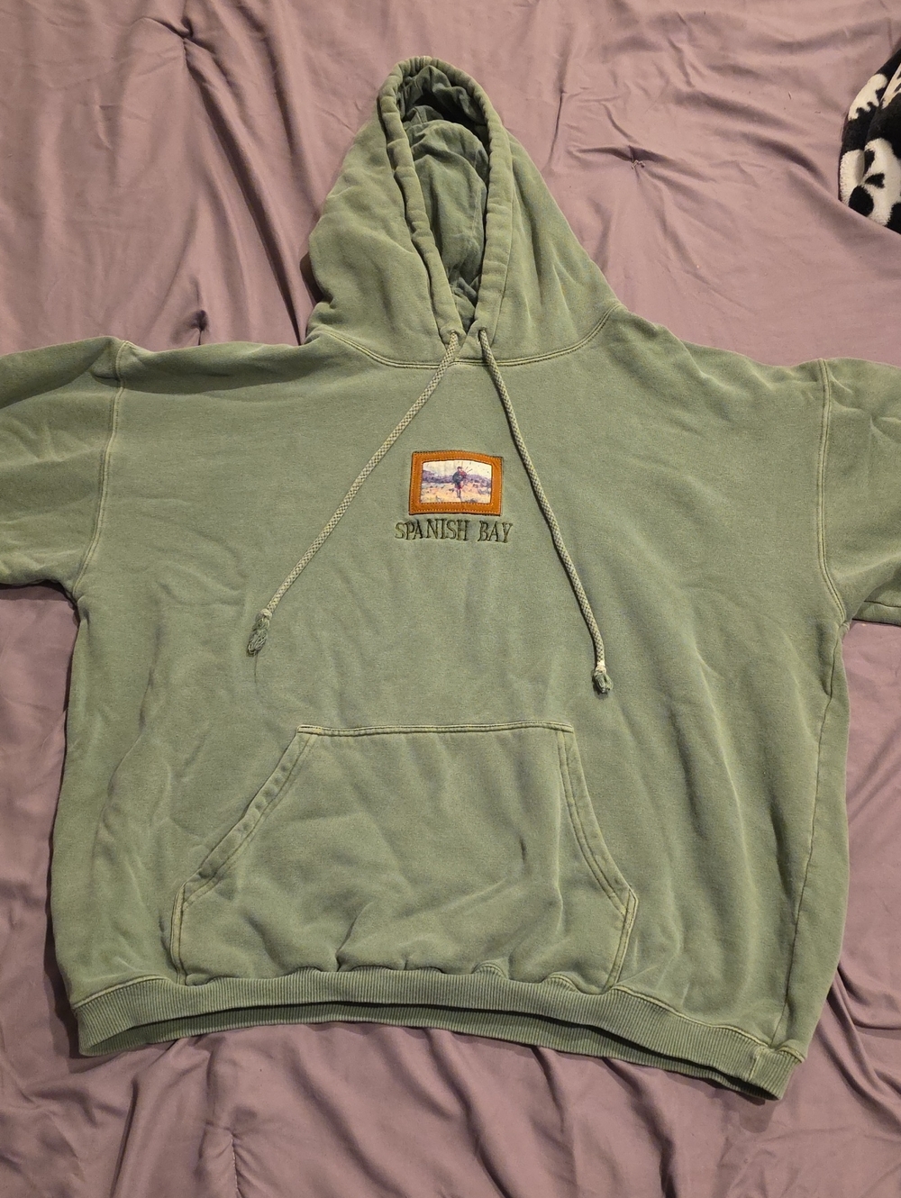 Spanish Bay Green Hooded Sweatshirt